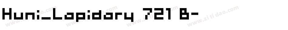 Huni_Lapidary 721 B字体转换
